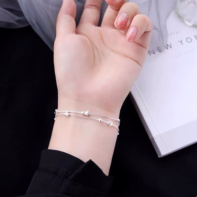 Beautiful Stars Bracelets for Women Korean Fashion Designer Party Wedding Jewelry Holiday Gifts