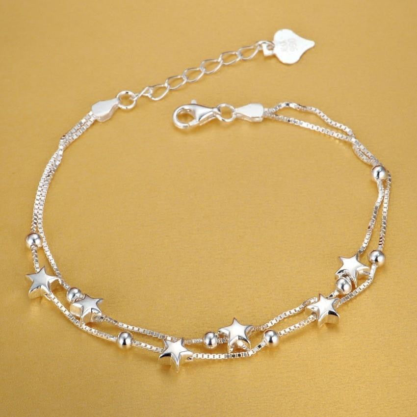 Beautiful Stars Bracelets for Women Korean Fashion Designer Party Wedding Jewelry Holiday Gifts