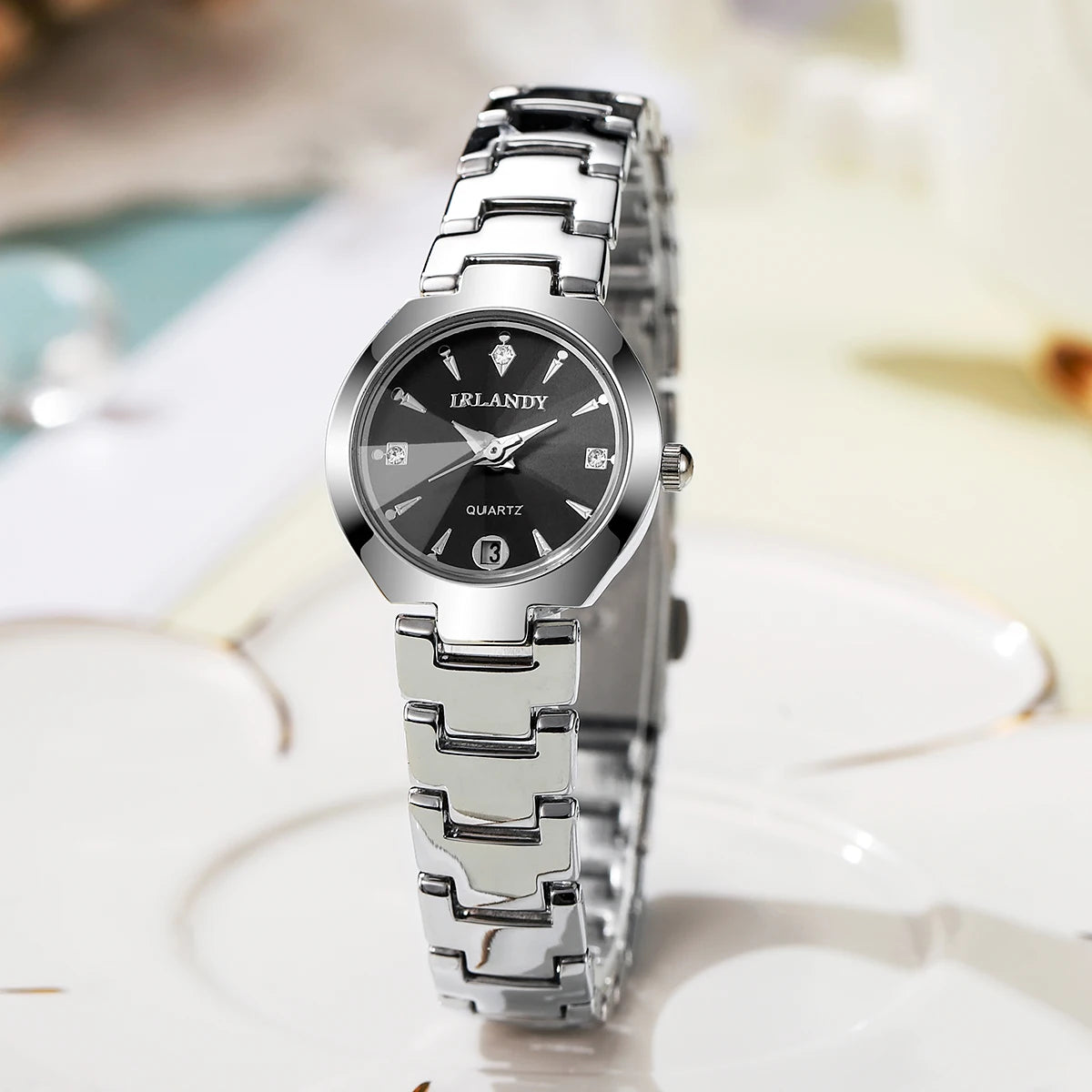 Luxury Women Watches Fashion Small Dial Quartz Watch Ladies Calendar Wristwatches Reloj Mujer(Without Box)