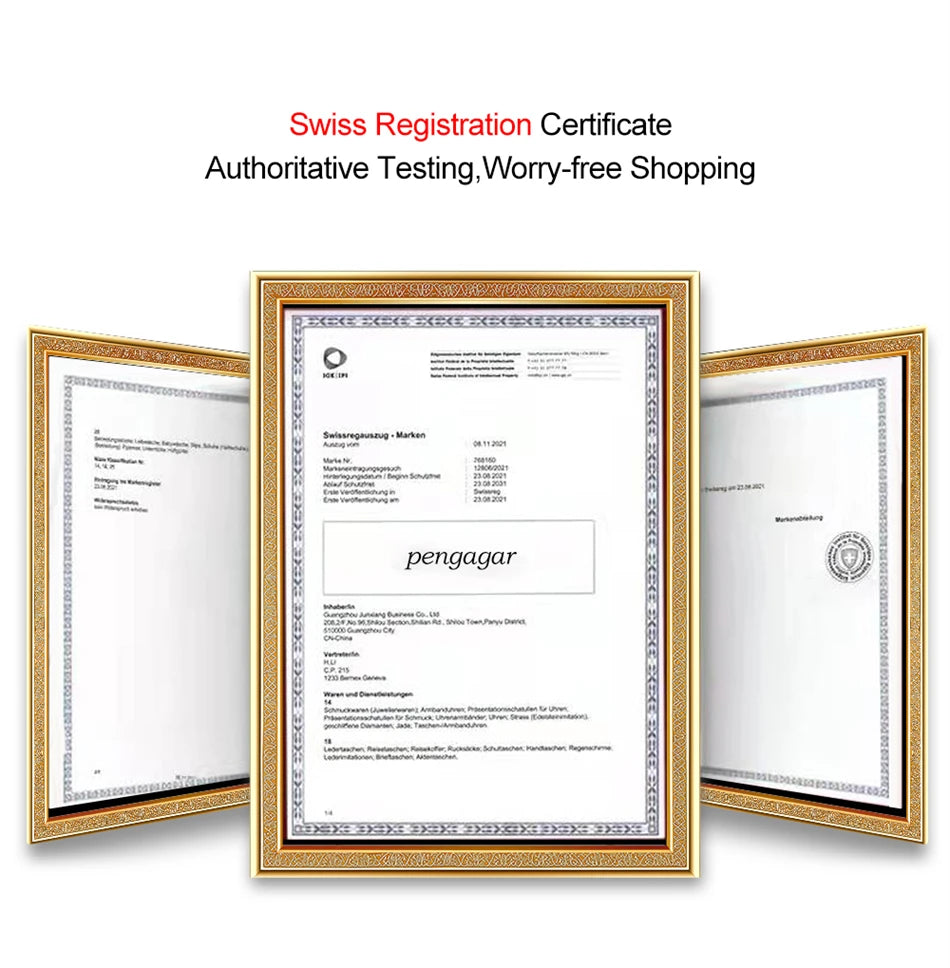 PENGAGAR Luxury Quartz Man Wristwatch Sport Men Watches Waterproof Luminous Date Week Stainless Steel Men's Watch Male Reloj+box