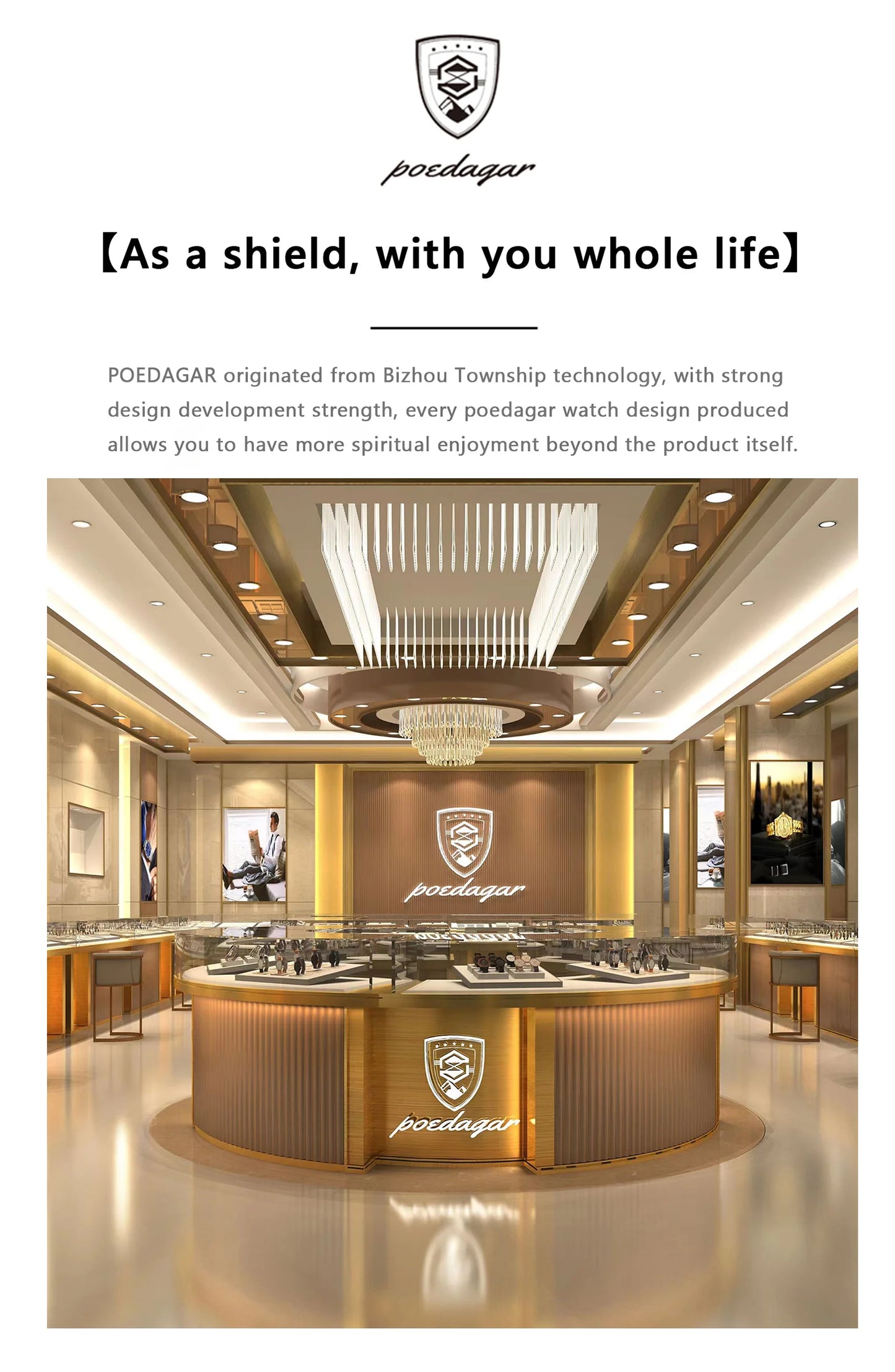 POEDAGAR Original Square Watches For Men Week Date Stainless Steel Man Watch Luminous Waterproof Luxury Men's Quartz Wristwatch