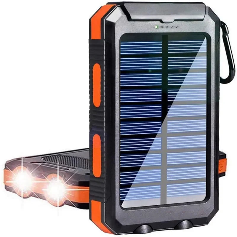 Waterproof Outdoor Solar Power Bank 38800mAh Dual USB Travel Outdoor Solar Mobile Phone Charger Solar Powerbanks For Camping