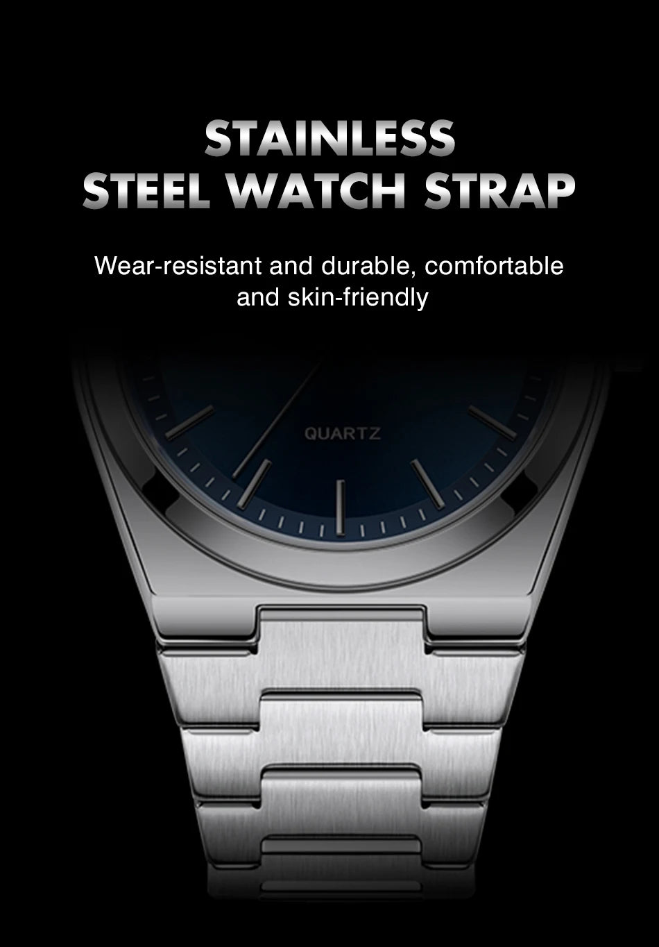 PENGAGAR Luxury Quartz Man Wristwatch Sport Men Watches Waterproof Luminous Date Week Stainless Steel Men's Watch Male Reloj+box