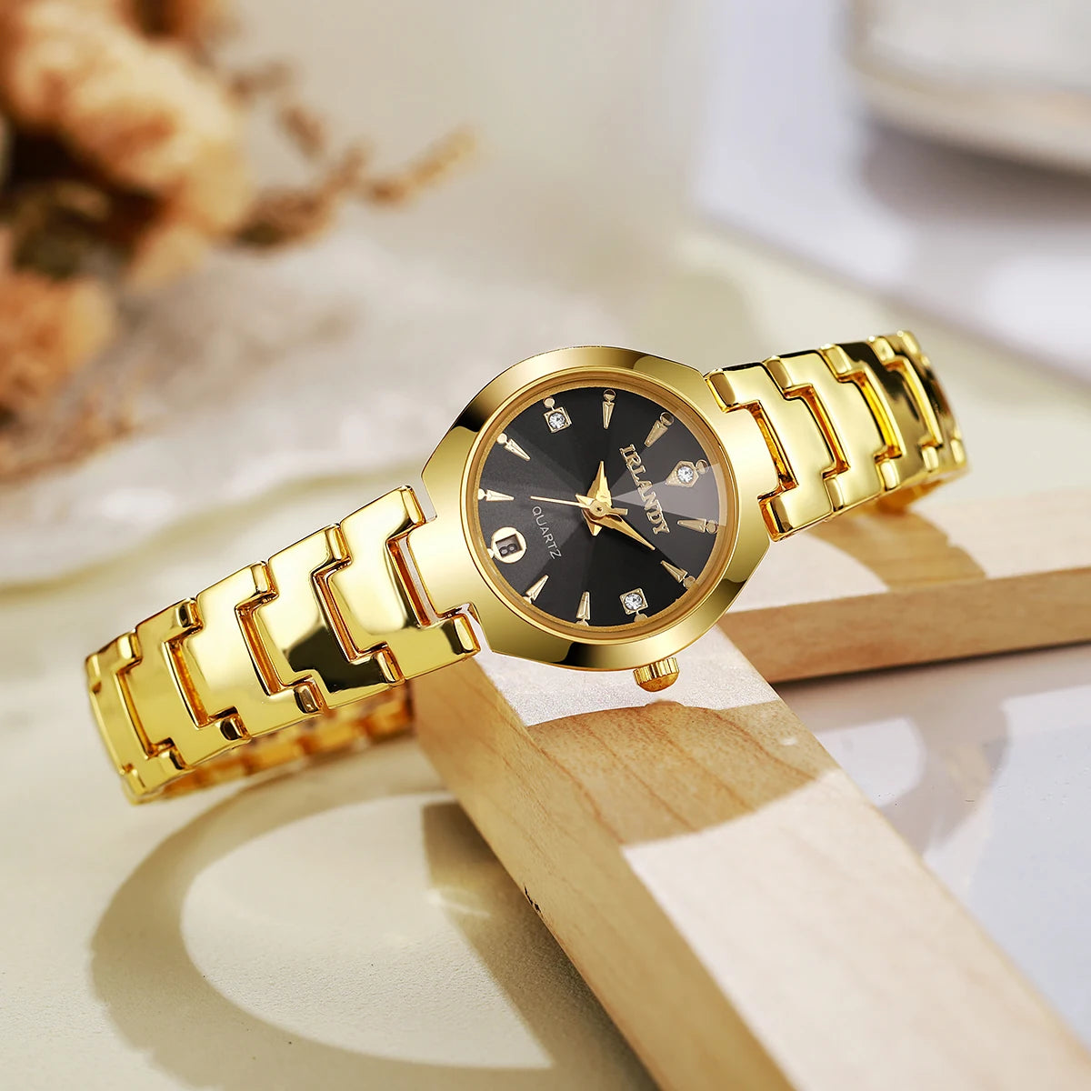 Luxury Women Watches Fashion Small Dial Quartz Watch Ladies Calendar Wristwatches Reloj Mujer(Without Box)