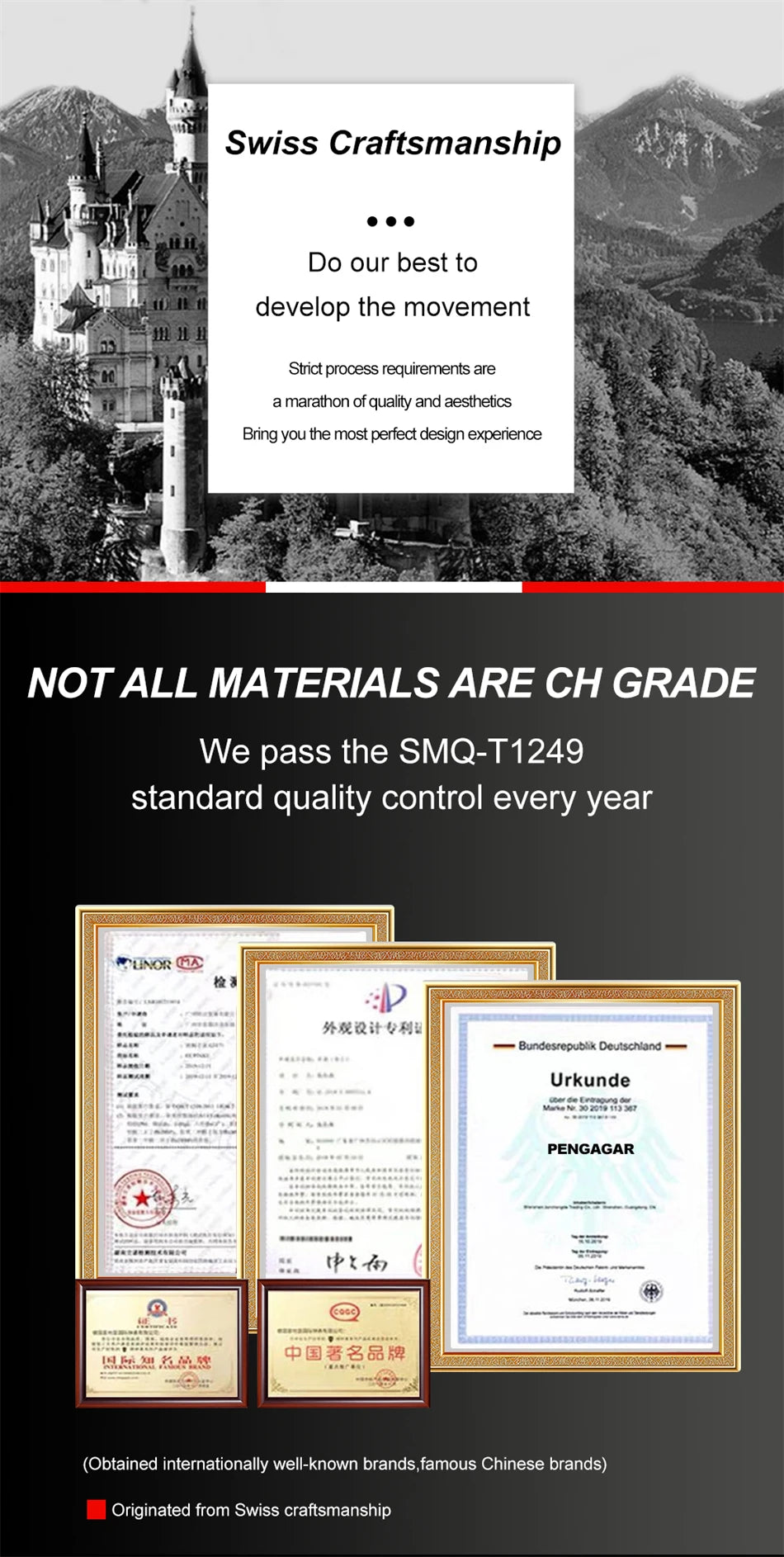 PENGAGAR Luxury Quartz Man Wristwatch Sport Men Watches Waterproof Luminous Date Week Stainless Steel Men's Watch Male Reloj+box