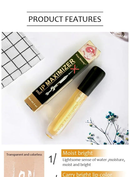 Fast Volumising Lip Plumper Serum Sexy Lip Oil Gloss Increase Lip Elasticity Reduce Fine Lines Brighten Moisturizing Lip Care