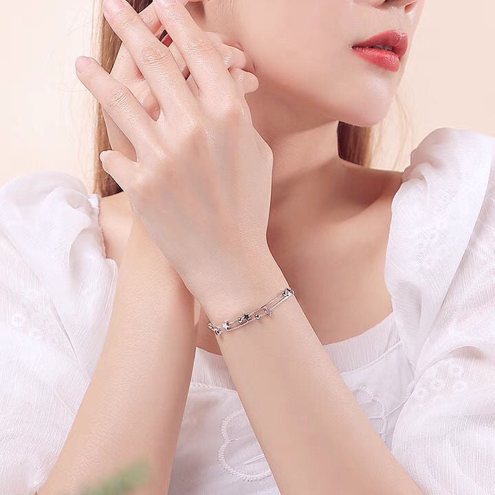 Beautiful Stars Bracelets for Women Korean Fashion Designer Party Wedding Jewelry Holiday Gifts