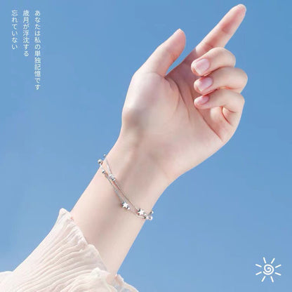Beautiful Stars Bracelets for Women Korean Fashion Designer Party Wedding Jewelry Holiday Gifts