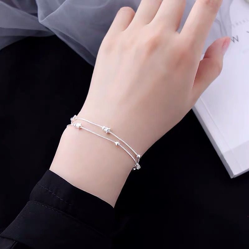 Beautiful Stars Bracelets for Women Korean Fashion Designer Party Wedding Jewelry Holiday Gifts