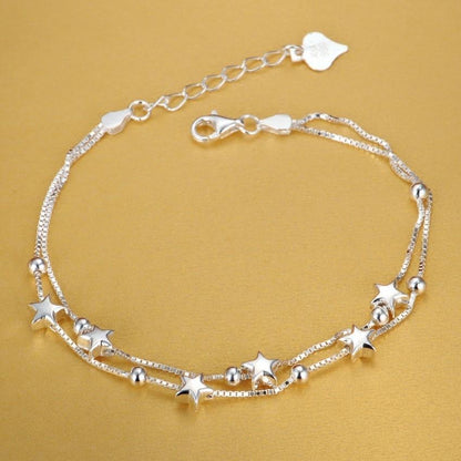 Beautiful Stars Bracelets for Women Korean Fashion Designer Party Wedding Jewelry Holiday Gifts