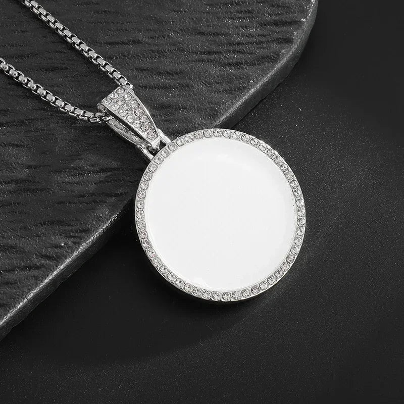 Fashion Hip Hop Bing Ice Crystal Letter Xo Necklace Cubic Zirconia Pendant Men's Hip Hop Rock Amulet Jewelry