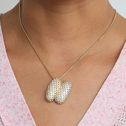 Initial Charm A-Z Letters Pendant Necklace Women Men Choker Stainless Steel Rope Chain Fat Alphabet Gold Color Hip Hop Iced