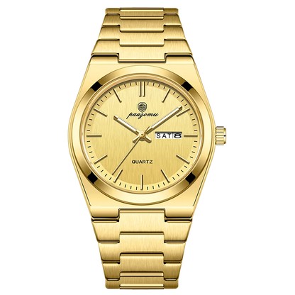 PENGAGAR Luxury Quartz Man Wristwatch Sport Men Watches Waterproof Luminous Date Week Stainless Steel Men's Watch Male Reloj+box