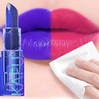 Blue Rose Lipstick Temperature Color Changing lipstic Moisturizing  Female Makeup products Sexy Lip tint Gloss Shiny Lipsticks
