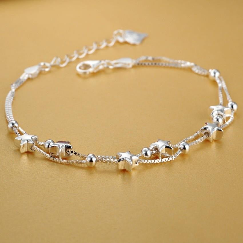 Beautiful Stars Bracelets for Women Korean Fashion Designer Party Wedding Jewelry Holiday Gifts